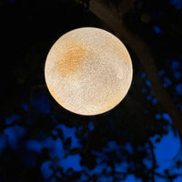 GL Series Moon Light Fixture  4x/8x/12x 12V Low Voltage Outdoor IP65 Waterproof Hanging or Ground Lighting Nordic Globe Resin Lampshade Modern for Porch Garden Patio