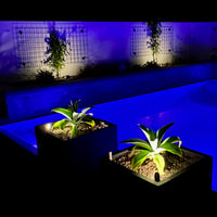 Outdoor Landscape Lighting LED 12V Low Voltage SPBP08 Mortirolo Antique Brass Spotlight Low Voltage Outdoor Lighting