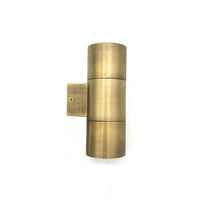SCSP01 Stelvio Sconce Antique Brass Finish Up/Down Light Low Voltage Outdoor Lighting