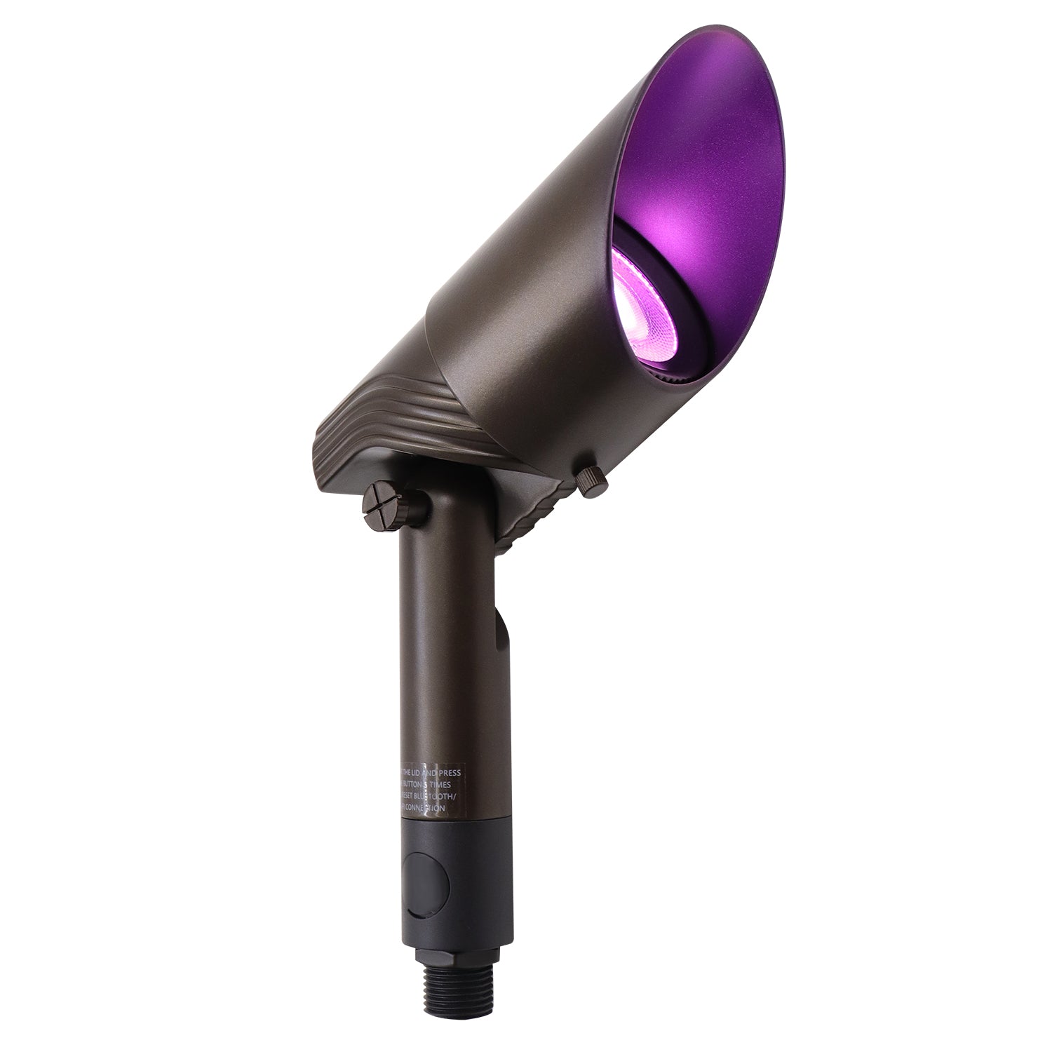 Adjustable Wattage Bluetooth RGBCW LED Spot Light Outdoor