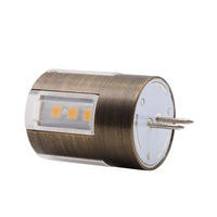 G4 2W/3W/4W 2700K/3000K Brass Bi Pin LED 12V Bulb Energy Efficient Light IP65 Waterproof (LL4B)