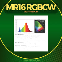 MR16 RGBCW Smart Wi-Fi 6W 12V Low Voltage LED Bulbs 40° Dimmable Energy Saving Waterproof Light CE & RoHS Certified with Antenna