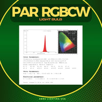 PAR36 12W LED RGB + Tunable 2700K-5000K, 12W, Smartphone Controlled, Dimmable, W-Fi Controlled IP67 Waterproof Low Voltage Bulbs