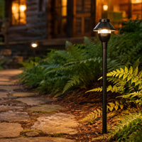 PLB01 G4 Snub 12V Low Voltage Heavy Duty Cast Brass Outdoor LED Pathway Light G4 Socket