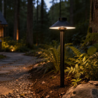 Outdoor Landscape Lighting LED 12V Low Voltage PLB02 Frosted Lens Outdoor Garden Pathway Light | 12V Low Voltage Brass Path Light G4 Socket