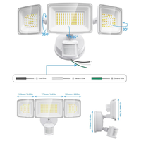 Outdoor Landscape Lighting LED 12V Low Voltage 100W Wired Smart 2.4GHz Wi-Fi Outdoor LED Flood Light, 120V 2700K-6500K Tunable Motion-Sensor Security Light 9000LM, IP65 Compatible with Alexa/Google Home ISO 17025 UL Listed