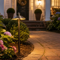 PLB03 Brass LED 12V Low Voltage Pathway Lights Outdoor Landscape Lighting Fixtures G4 Socket