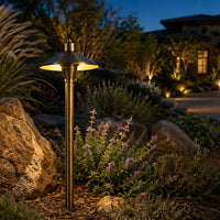PLB03 Brass LED 12V Low Voltage Pathway Lights Outdoor Landscape Lighting Fixtures G4 Socket