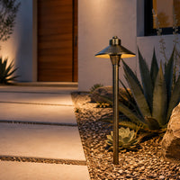 PLB03 Brass LED 12V Low Voltage Pathway Lights Outdoor Landscape Lighting Fixtures G4 Socket