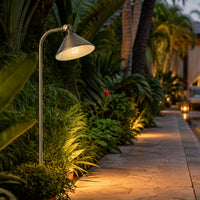 Outdoor Landscape Lighting LED 12V Low Voltage PLB05 LED 12v Low Voltage Landscape Brass Lighting Directional Pathway Light G4 Socket