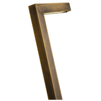 Outdoor Landscape Lighting LED 12V Low Voltage PLB10 LED Brass L-Shaped 12V Low Voltage Landscape Lighting Pathway Light