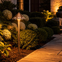 PLB12 Brass LED 12V Low Voltage Pathway Outdoor Lighting Landscape Fixture G4 Socket