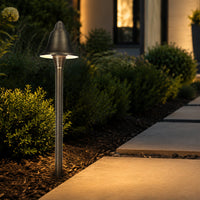 Accesorio de iluminación para exteriores PLB09 con cono LED de latón de baja tensión