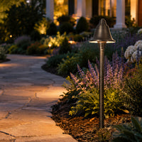 Accesorio de iluminación para exteriores PLB09 con cono LED de latón de baja tensión
