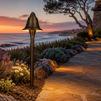 Accesorio de iluminación para exteriores PLB09 con cono LED de latón de baja tensión