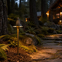 Accesorio de iluminación para exteriores PLB09 con cono LED de latón de baja tensión