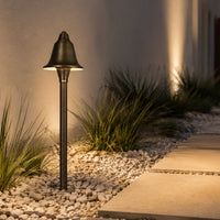 Accesorio de iluminación para exteriores PLB09 con cono LED de latón de baja tensión