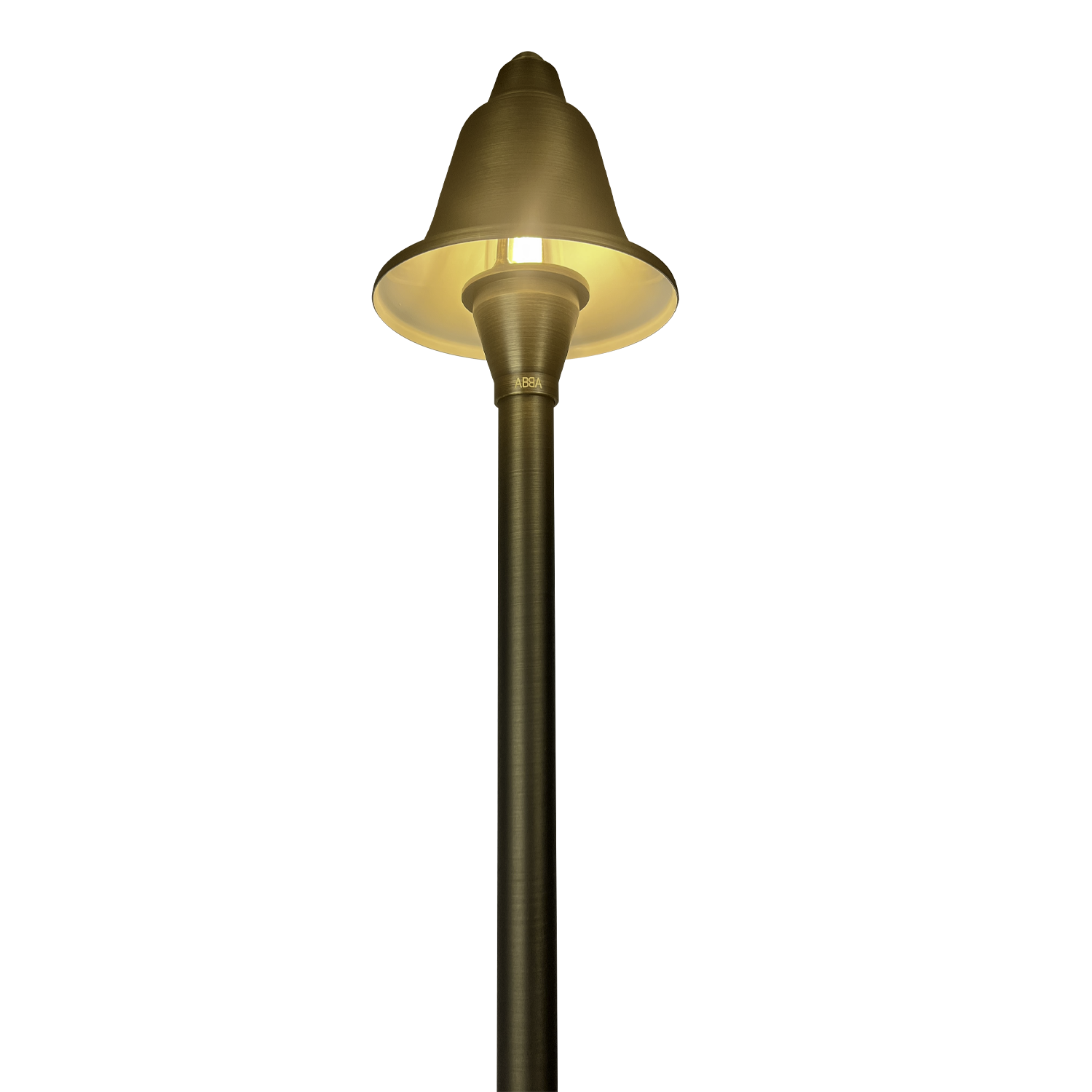 PLB17 Brass LED Bell Shaped Pathway Light – Kings Outdoor Lighting