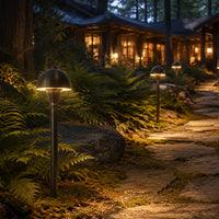 PLB18 Brass LED Mini Globe Lamp Ready 12V Low Voltage Pathway Outdoor Landscape Lighting Fixture G4 Socket