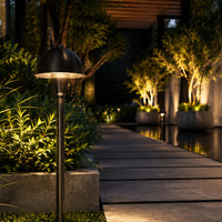 PLB18 Brass LED Mini Globe Lamp Ready 12V Low Voltage Pathway Outdoor Landscape Lighting Fixture G4 Socket