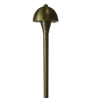 PLB18 Brass LED Mini Globe Lamp Ready Low Voltage Pathway Outdoor Landscape Lighting Fixture