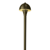PLB18 4x/8x/12x Package Brass LED Mini Globe Lamp Ready Low Voltage Pathway Outdoor Landscape Lighting Fixture 5W 3000K Bulb