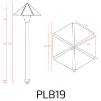 Outdoor Landscape Lighting LED 12V Low Voltage PLB19 Brass LED 12V Low Voltage Pathway Outdoor Lighting Landscape Fixture
