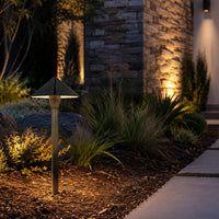 Accesorio de paisaje de iluminación exterior de vía de bajo voltaje LED de latón PLB11 