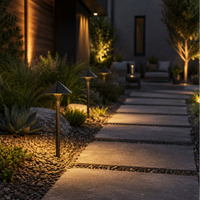 Accesorio de paisaje de iluminación exterior de vía de bajo voltaje LED de latón PLB11 
