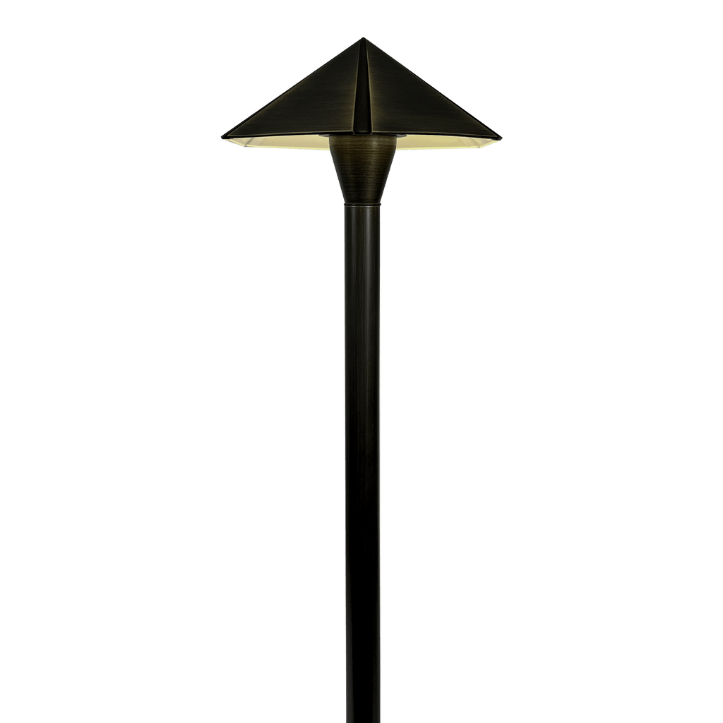 PLB19 Brass LED Low Voltage Pathway Light