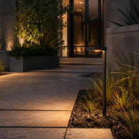 PLB20 Cast Brass Square Top LED 12V Low Voltage Pathway Outdoor Lighting Landscape Fixture G4 Socket