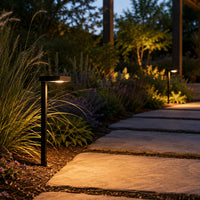 PLB20 Cast Brass Square Top LED 12V Low Voltage Pathway Outdoor Lighting Landscape Fixture G4 Socket