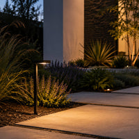 PLB20 Cast Brass Square Top LED 12V Low Voltage Pathway Outdoor Lighting Landscape Fixture G4 Socket