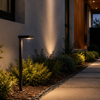 PLB20 Cast Brass Square Top LED 12V Low Voltage Pathway Outdoor Lighting Landscape Fixture G4 Socket