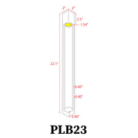 PLB23 Cast Brass Path and Area Light LED Low Voltage Pathway Outdoor Lighting Landscape Fixture