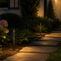 PLB23 Cast Brass Path and Area Light LED 12V Low Voltage Pathway Outdoor Lighting Landscape Fixture G4 Socket