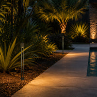 PLB23 Cast Brass Path and Area Light LED 12V Low Voltage Pathway Outdoor Lighting Landscape Fixture G4 Socket