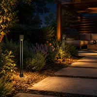 PLB23 Cast Brass Path and Area Light LED 12V Low Voltage Pathway Outdoor Lighting Landscape Fixture G4 Socket