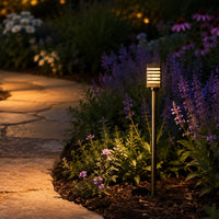PLB24 Cast Brass Path and Area Light LED 12V Low Voltage Pathway Outdoor Lighting Landscape Fixture G4 Socket