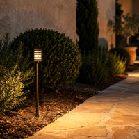 PLB24 Cast Brass Path and Area Light LED 12V Low Voltage Pathway Outdoor Lighting Landscape Fixture G4 Socket