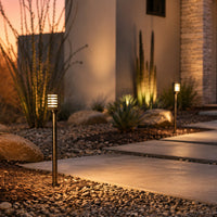 PLB24 Cast Brass Path and Area Light LED 12V Low Voltage Pathway Outdoor Lighting Landscape Fixture G4 Socket