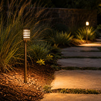 PLB24 Cast Brass Path and Area Light LED 12V Low Voltage Pathway Outdoor Lighting Landscape Fixture G4 Socket