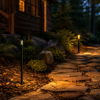 PLB25 Cast Brass Path and Area Light LED 12V Low Voltage Pathway Outdoor Lighting Landscape Fixture G4 Socket