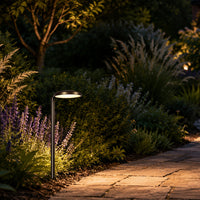 PLB27 4W 3000K Integrated LED Outdoor Garden Pathway Light | 12V Low Voltage Brass Path Light