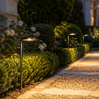 PLB27 4W 3000K Integrated LED Outdoor Garden Pathway Light | 12V Low Voltage Brass Path Light