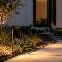 PLB27 4W 3000K Integrated LED Outdoor Garden Pathway Light | 12V Low Voltage Brass Path Light