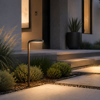 PLB27 4W 3000K Integrated LED Outdoor Garden Pathway Light | 12V Low Voltage Brass Path Light