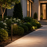 PLB27 4W 3000K Integrated LED Outdoor Garden Pathway Light | 12V Low Voltage Brass Path Light