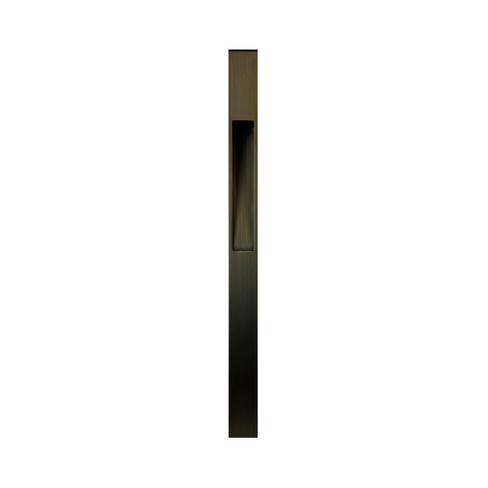 PLB29 Outdoor Garden Square Bollard Pathway Light | 12V Low Voltage Br