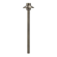Outdoor Landscape Lighting LED 12V Low Voltage PLB30 Cast Brass Outdoor Garden Pathway Light | 12V Low Voltage Path Light G4 Socket